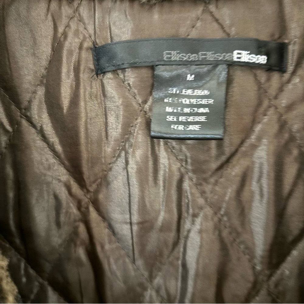 ✨ELLISON✨LUSH PLUSH LUXURY LEOPARD FAUX FUR JACKET-MEDIUM - Picture 4 of 7
